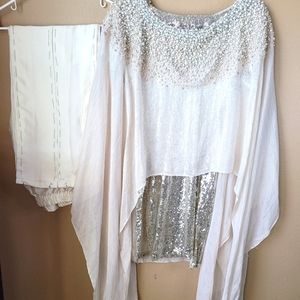 Pakistani indian cape dress